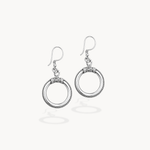 Boho Circle Charm Earrings