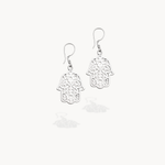 Heritage Guardian Hand Earrings