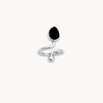 Obsidian Arc Ring