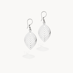 Silver Leaf Harmony Earrings
