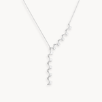 Graceful Flow Lariat Necklace