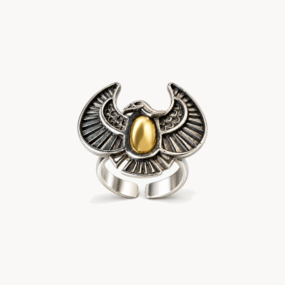 Winged Emblem Ring