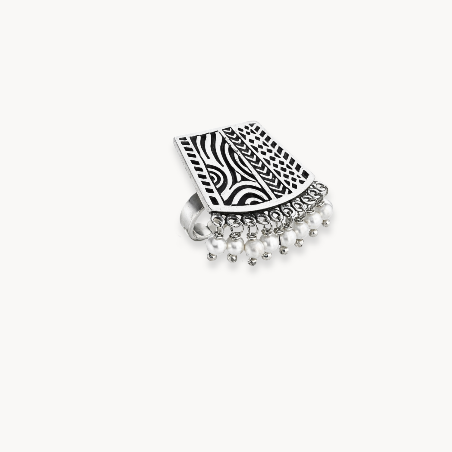 Pearl Heritage Silver Ring