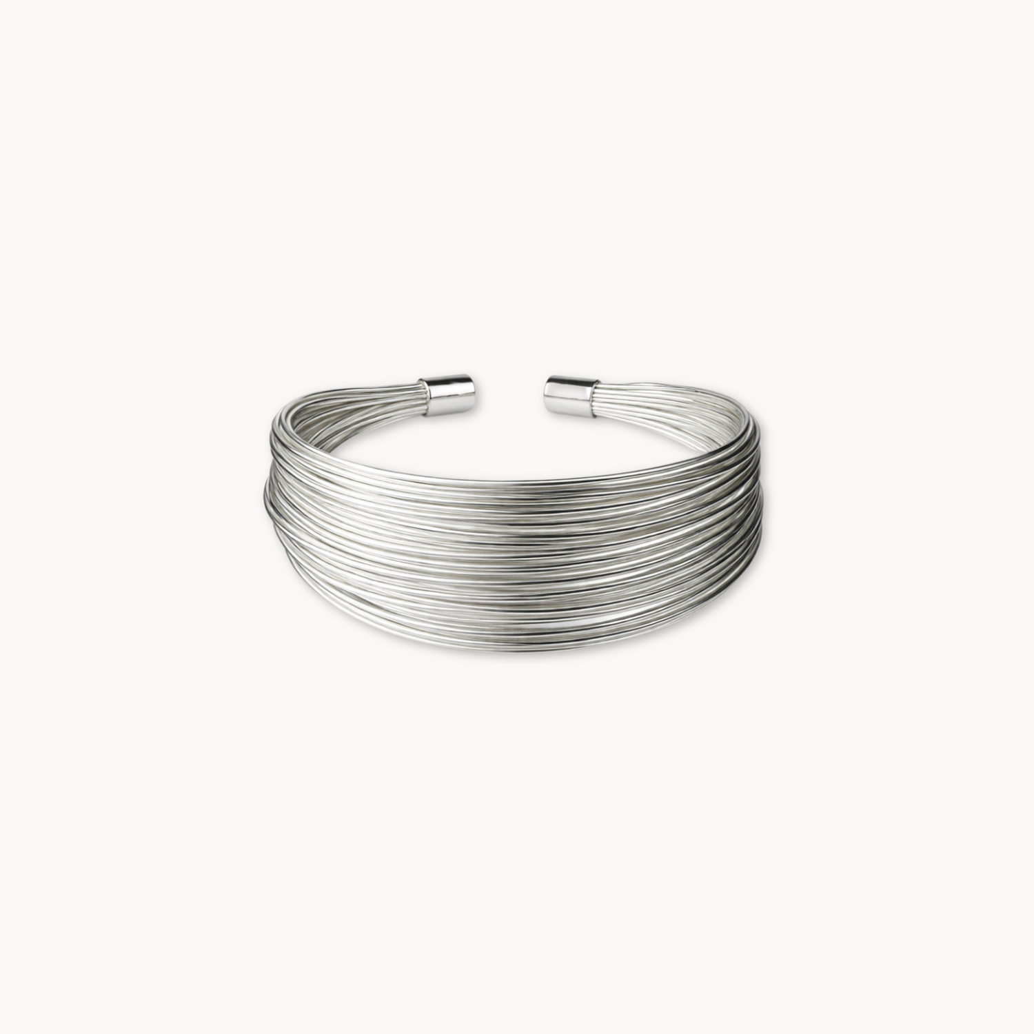Silver Thread Cuff Bangle